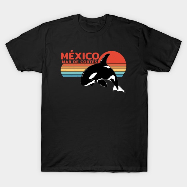 México Sea of Cortez Killer Whale T-Shirt by NicGrayTees